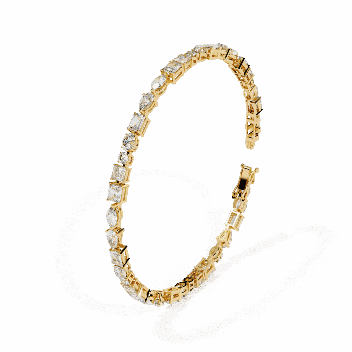 4.5 Carat MultiCut Signature Diamond Tennis Bracelet  Image 7