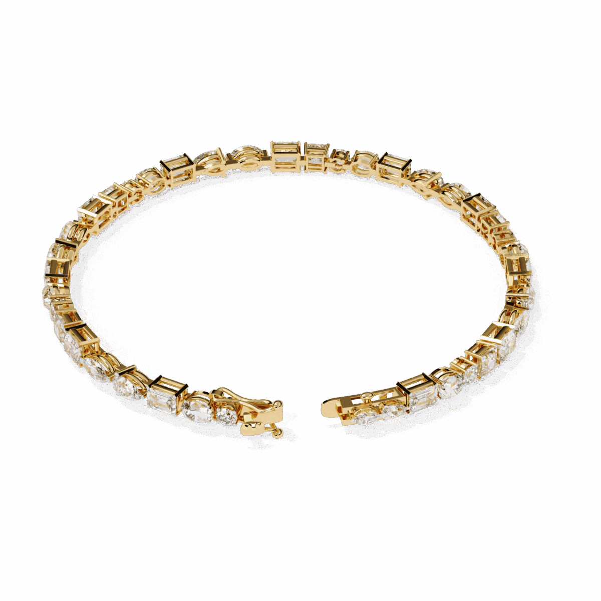 4.5 Carat MultiCut Signature Diamond Tennis Bracelet  Image 8