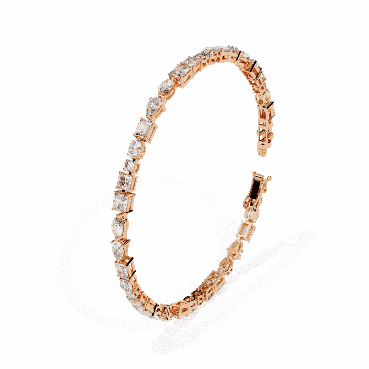 4.5 Carat MultiCut Signature Diamond Tennis Bracelet  Image 11