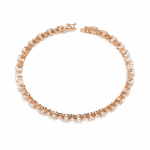 4.5 Carat Oval & Round Diamond Tennis Bracelet - Image 14