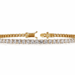 4 Carat Modern Round Diamond Tennis Bracelet - Image 7