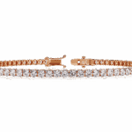 4 Carat Modern Round Diamond Tennis Bracelet - Image 12