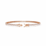 4 Carat Modern Round Diamond Tennis Bracelet - Image 15
