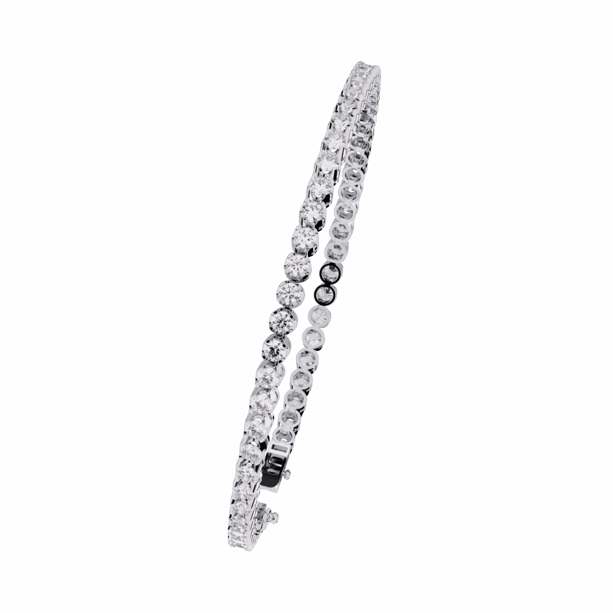 2.5 Carat Essential Round Diamond Tennis Bracelet  Image 2