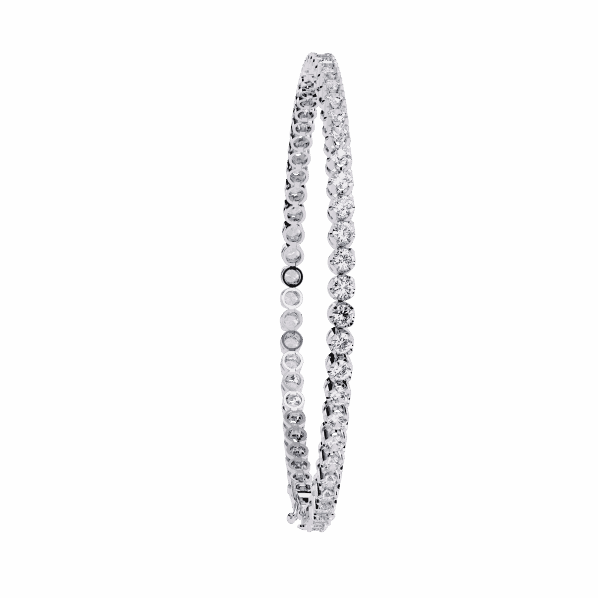 2.5 Carat Essential Round Diamond Tennis Bracelet  Image 3