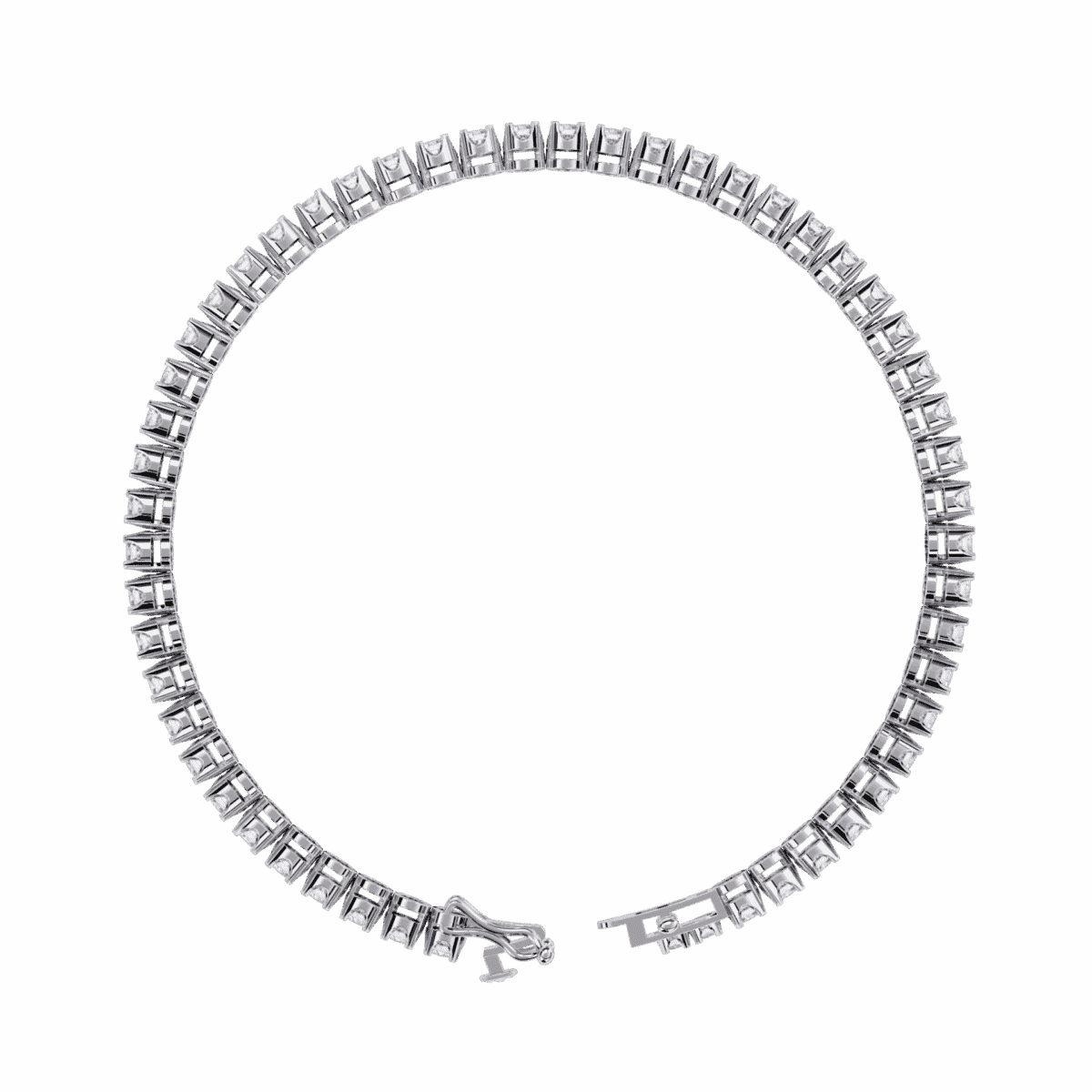 2.5 Carat Essential Round Diamond Tennis Bracelet  Image 4