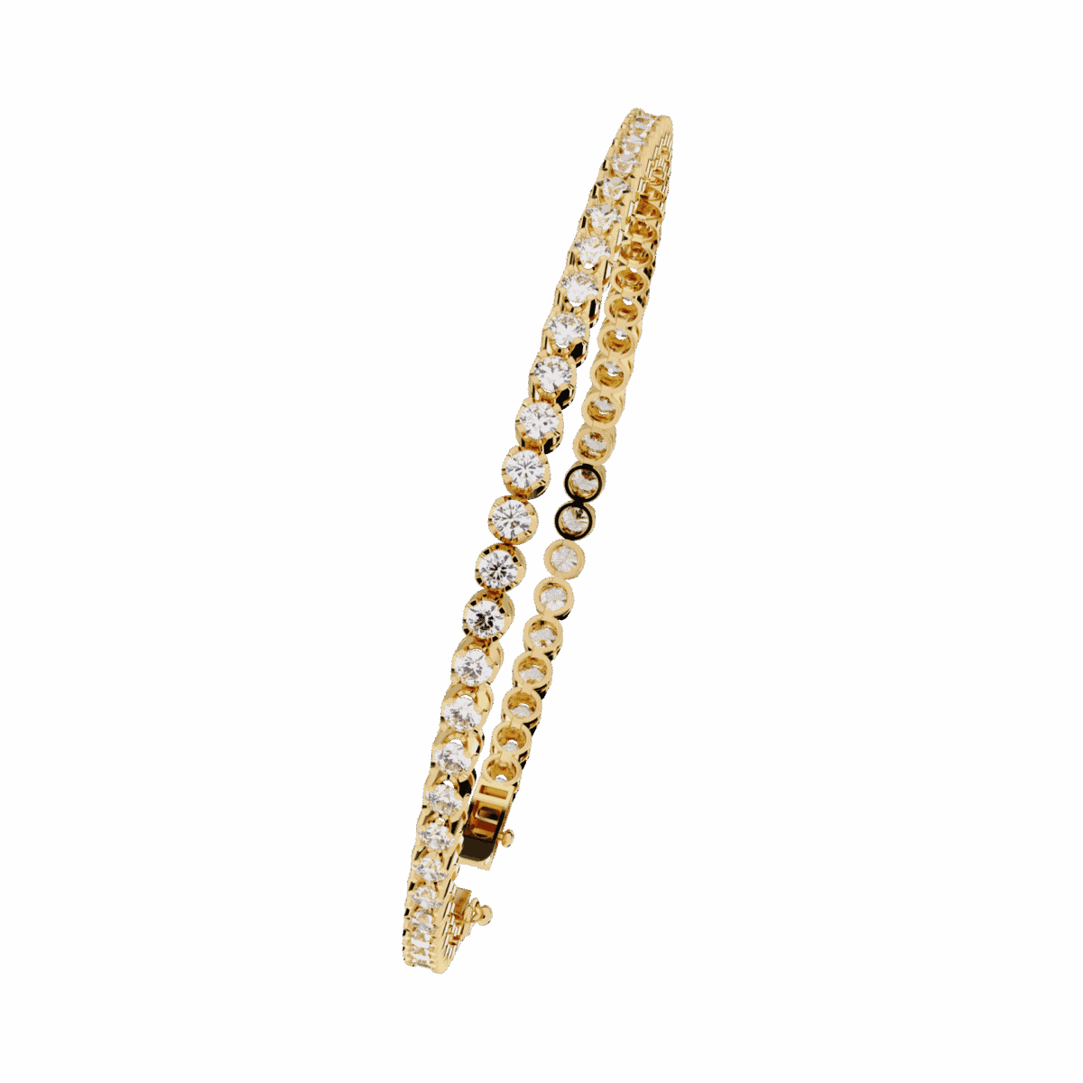 2.5 Carat Essential Round Diamond Tennis Bracelet  Image 7