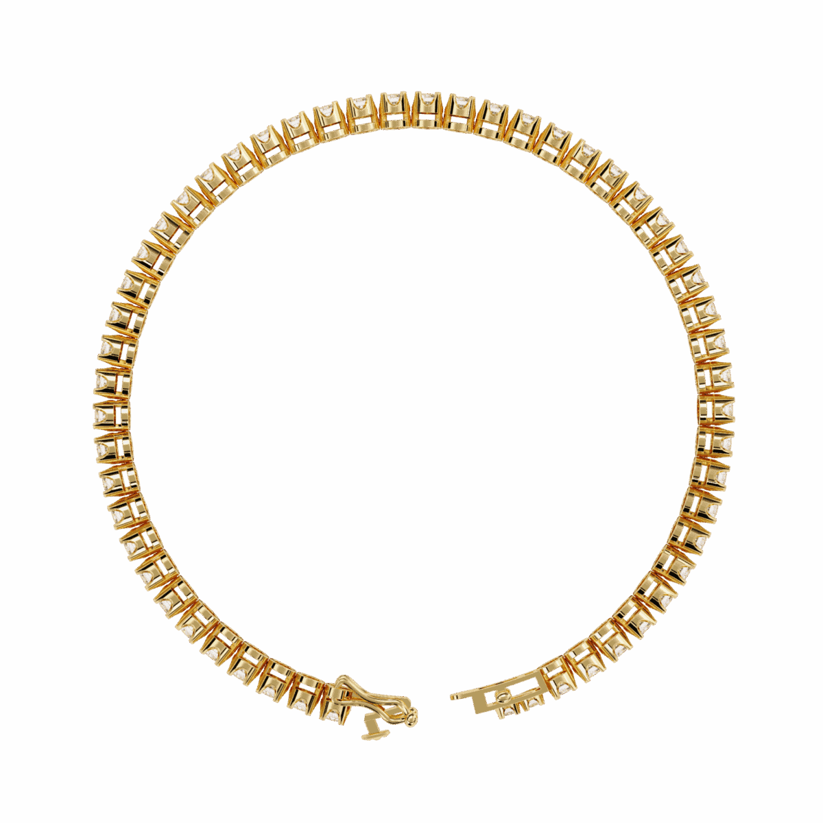 2.5 Carat Essential Round Diamond Tennis Bracelet  Image 9