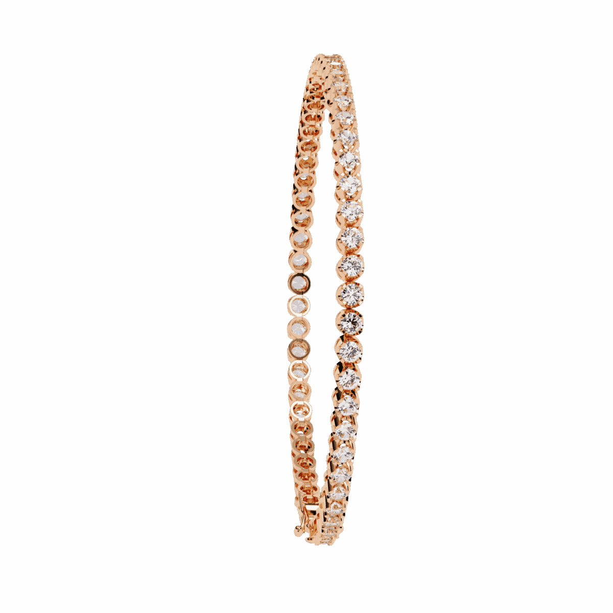 2.5 Carat Essential Round Diamond Tennis Bracelet  Image 13
