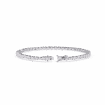 5 Carat Oval & Round Diamond Tennis Bracelet - Image 5