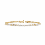 5 Carat Oval & Round Diamond Tennis Bracelet - Image 6