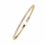 5 Carat Oval & Round Diamond Tennis Bracelet - Image 8