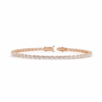 5 Carat Oval & Round Diamond Tennis Bracelet - Image 11