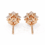 2.5 Carat Modern Princess Solitaire Diamond Earrings - Image 19