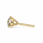 2.5 Carat Minimal Round Solitaire Diamond Earrings - Image 9