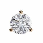 2.5 Carat Minimal Round Solitaire Diamond Earrings - Image 17