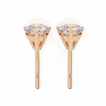 2.5 Carat Minimal Round Solitaire Diamond Earrings - Image 18