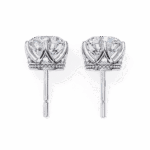 2.5 Carat Eternal Round Solitaire Diamond Earrings - Image 4