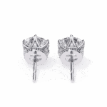 2.5 Carat Eternal Round Solitaire Diamond Earrings - Image 5