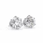 2.5 Carat Eternal Round Solitaire Diamond Earrings - Image 6