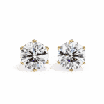 2.5 Carat Eternal Round Solitaire Diamond Earrings - Image 8