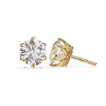 2.5 Carat Eternal Round Solitaire Diamond Earrings - Image 14