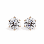 2.5 Carat Eternal Round Solitaire Diamond Earrings - Image 15