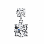 3.75 Carat Eternal Round Diamond Drop Earrings - Image 3