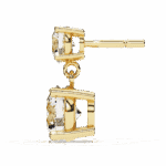 3.75 Carat Eternal Round Diamond Drop Earrings - Image 8