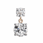 3.75 Carat Eternal Round Diamond Drop Earrings - Image 15