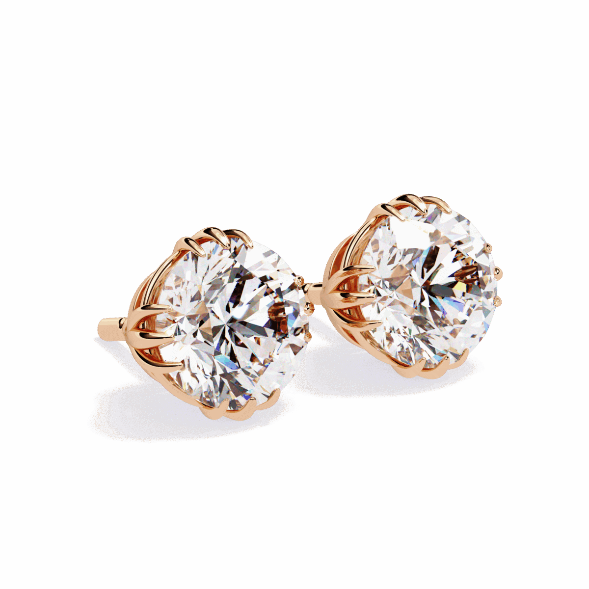 2.75 Carat Timeless Round Solitaire Diamond Earrings  Image 20