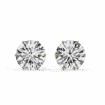 2.5 Carat Classic Round Solitaire Diamond Earrings - Image 8