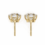 2.5 Carat Classic Round Solitaire Diamond Earrings - Image 11