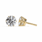 2.5 Carat Classic Round Solitaire Diamond Earrings - Image 14