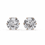 2.5 Carat Classic Round Solitaire Diamond Earrings - Image 15