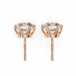 2.5 Carat Classic Round Solitaire Diamond Earrings - Image 18