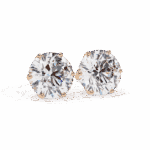 2.5 Carat Classic Round Solitaire Diamond Earrings - Image 20