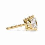 2.25 Carat Cushion Solitaire Diamond Earrings - Image 9