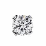 2.5 Carat Signature Round Solitaire Diamond Earrings - Image 3