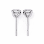 2.5 Carat Signature Round Solitaire Diamond Earrings - Image 4