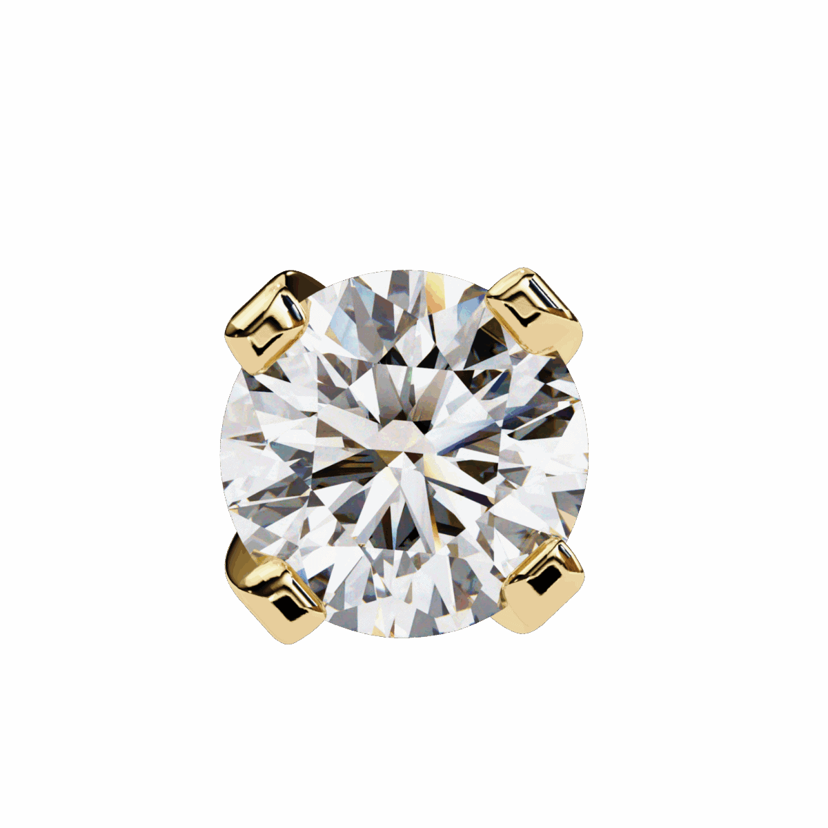 2.5 Carat Signature Round Solitaire Diamond Earrings  Image 10