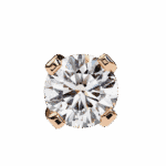 2.5 Carat Signature Round Solitaire Diamond Earrings - Image 17