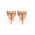 2.5 Carat Heart Solitaire Diamond Earrings - Image 19