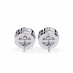 2.5 Carat Everyday Round Solitaire Hoop Earrings - Image 5