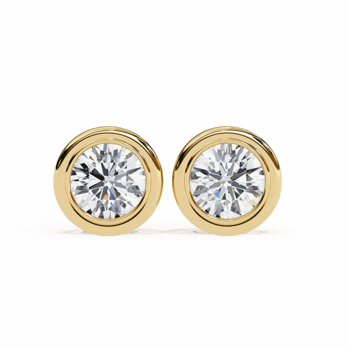 2.5 Carat Everyday Round Solitaire Hoop Earrings  Image 8