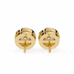 2.5 Carat Everyday Round Solitaire Hoop Earrings - Image 12