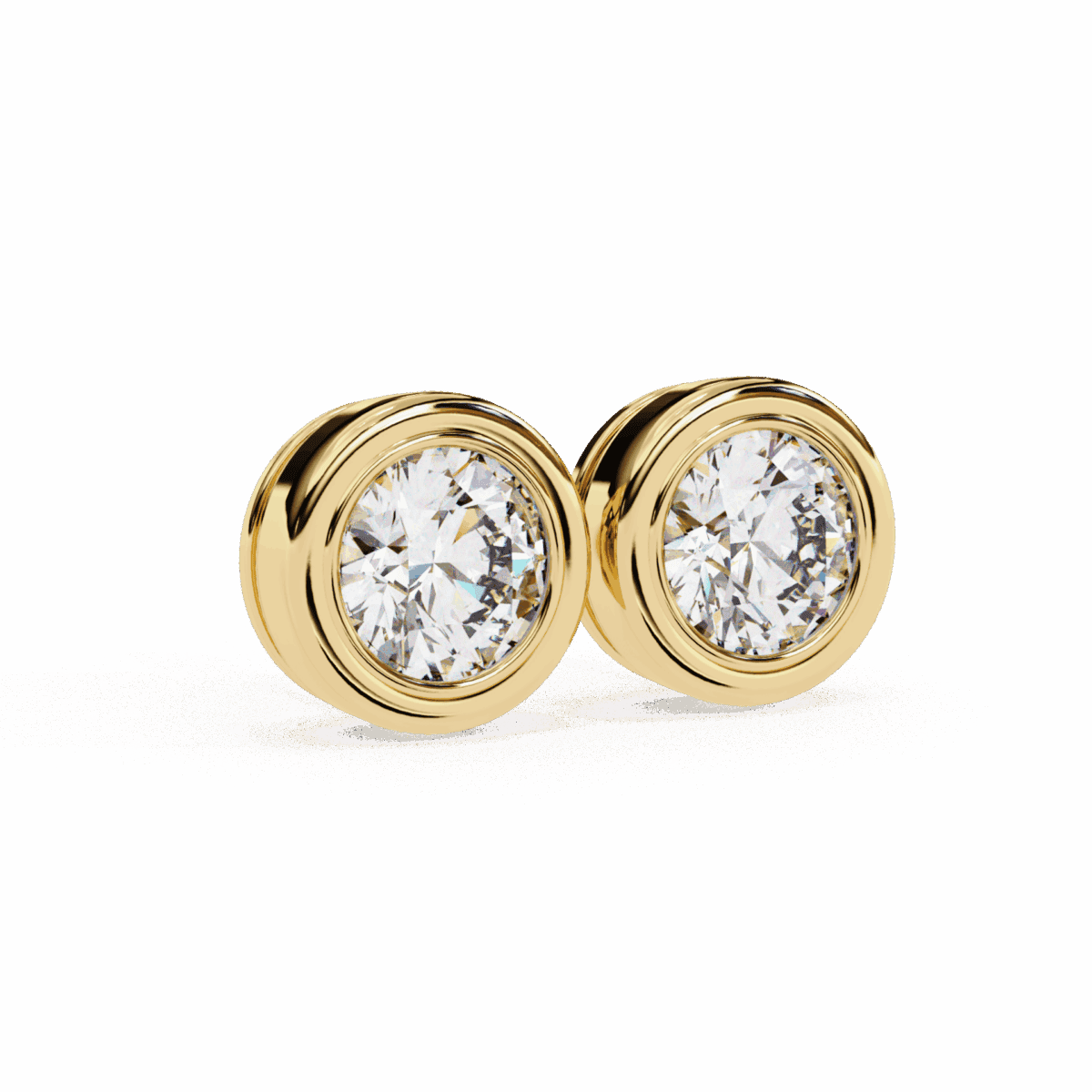 2.5 Carat Everyday Round Solitaire Hoop Earrings  Image 13