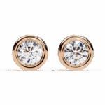 2.5 Carat Everyday Round Solitaire Hoop Earrings - Image 15