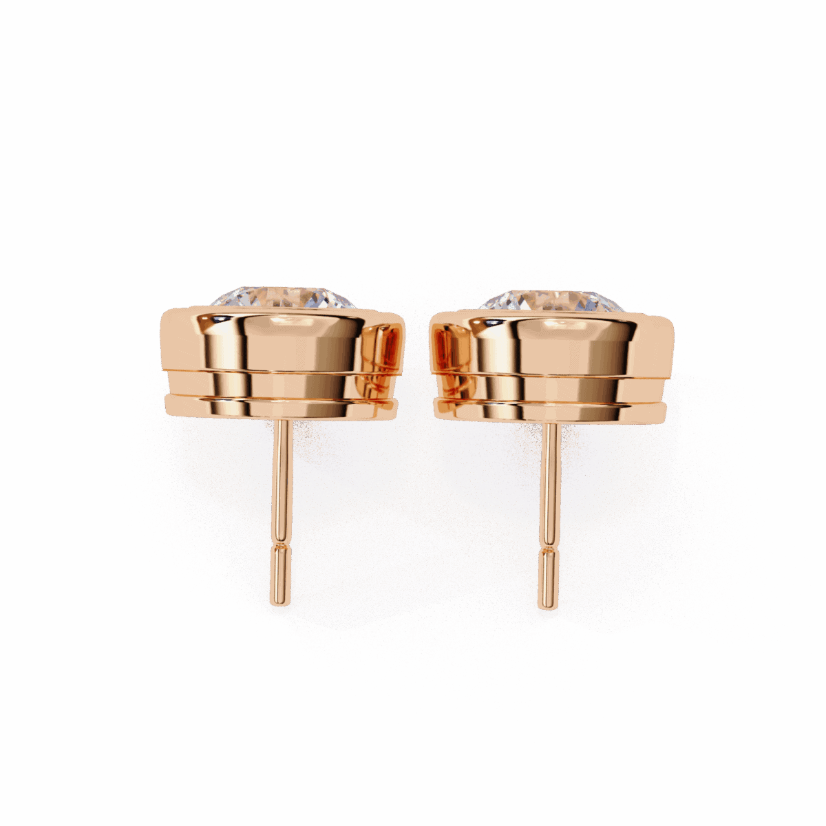 2.5 Carat Everyday Round Solitaire Hoop Earrings  Image 18