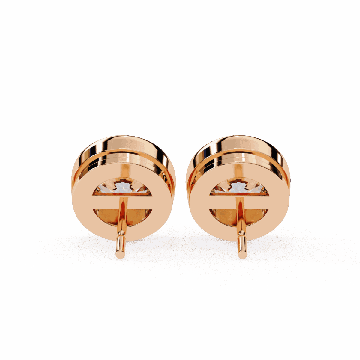 2.5 Carat Everyday Round Solitaire Hoop Earrings  Image 19